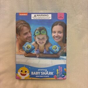 Pinkfong Baby Shark Inflatable Arm Ring Floats Blue